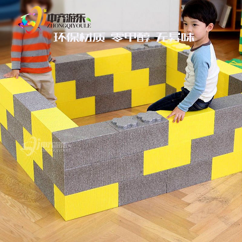 Foam Building Blocks, Extra-Large Bricks, Amusement Park, Large Children'S Playground, Giant Fence, Large Epp Building Blocks - Image 3